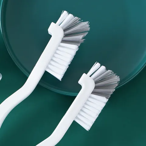 Japanese Long Handle Cleaning Brush Plastic L-Shaped Crevice Cup Brush Dead Angle Kitchen Multifunctional Scrubber For Bottles Blender