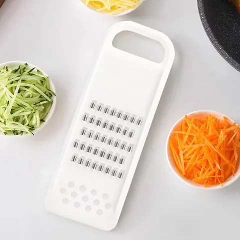 Cortador de Verduras Multifuncional Rallador de Patatas Cocina Doméstica Plástico Acero Inoxidable