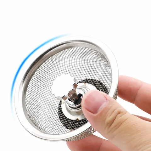Stainless Steel Kitchen Sink Strainer Mesh Basket Anti Clogging Floor Drain Filter Garbage Residue Catcher Sink Accessories