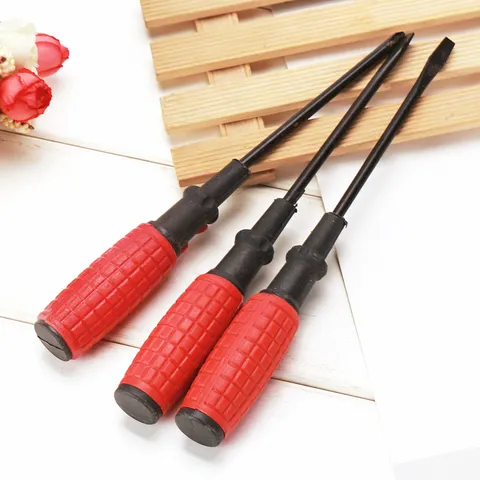 Multifunctional Magnetic Screwdriver Phillips Slotted Hand Tool Non Slip Plastic Handle Metal Rod Repair Tool