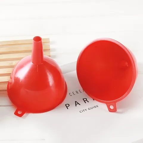Embudo de Aceite de Plastico Casero Herramienta de Dispensacion de Liquido Con Orificio para Colgar para Cocina