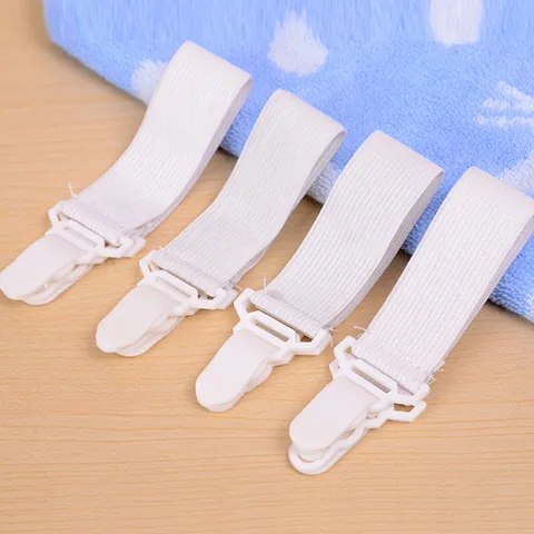 Bed Sheet Holder Fastener Clips Adjustable Elastic Straps Non Slip Bedding Gripper Mattress Cover Holder For Home