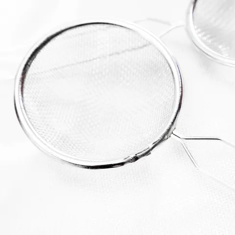 Colino da Cucina in Acciaio Inossidabile Schiumarola Maglia Fine Filtro Olio Latte di Soia Utensile da Cucina
