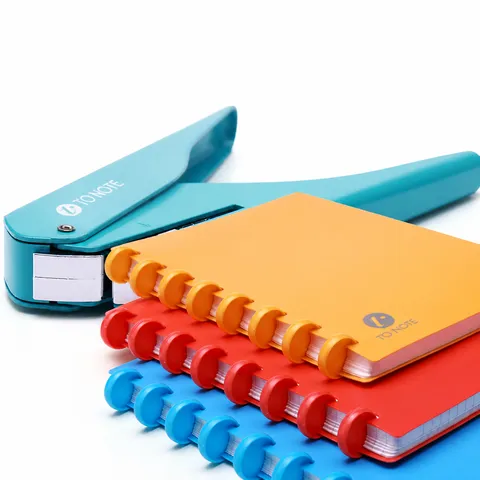 Portable Manual Mushroom Hole Puncher Loose Leaf Planner Paper Punch Office School Stationery Binding Tool