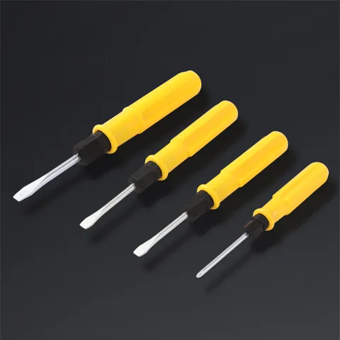 Multifunctional Household Screwdriver Dual Purpose Slotted And Phillips Hand Tool With Non Slip Plastic Handle