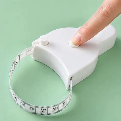 Metro a Nastro Corporeo Retrattile Portatile in Plastica Righello Morbido per Vita Fitness