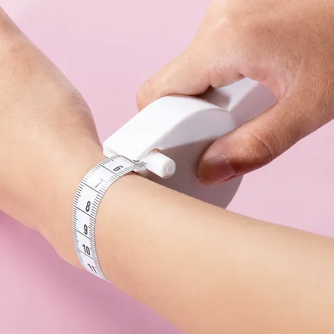 Metro a Nastro per Corpo Portatile Righello Retrattile in Plastica per Circonferenza Vita Perdita di Peso Fitness Cucito