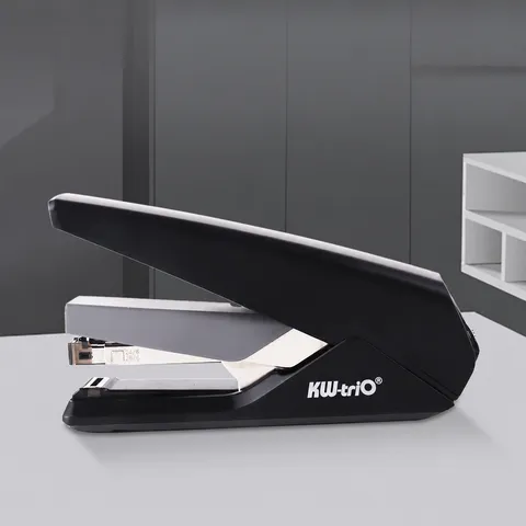 Zware Nietmachine Kantoor Desktop Nietmachine Moeiteloos Inbindgereedschap Vlakke Clinch Ontwerp Voor School Kantoorbenodigdheden