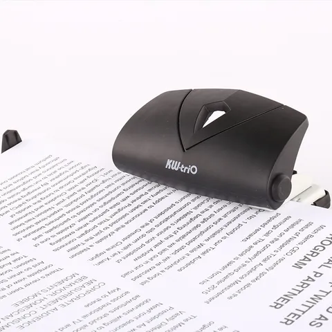 Zware 2-gats perforator kantoor papierperforator verstelbare marge desktop kantoorartikel