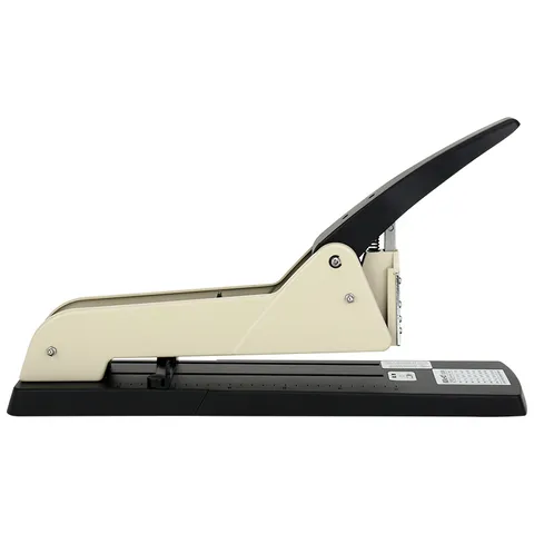 Heavy Duty Long Arm Stapler Desk Stapling Machine Metal Office Binding Supplies Tool