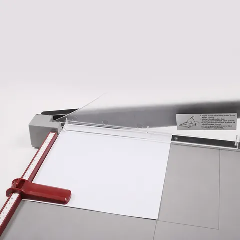 Kantoor Guillotine Papiersnijder A4 A3 Trimmer Met Veiligheidsscherm En Precise Schaal Metalen Basis Snijgereedschap
