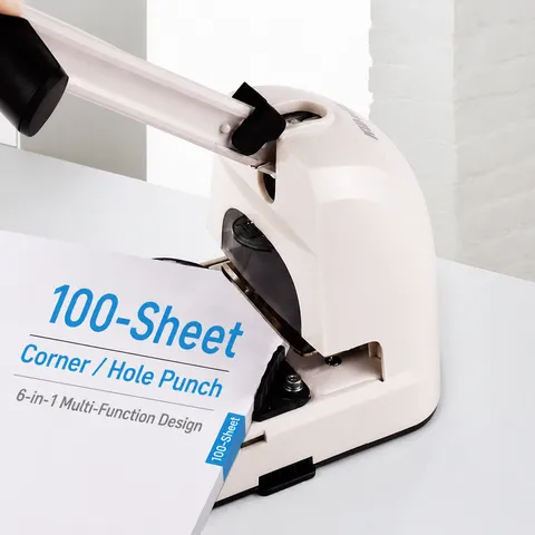 Heavy Duty Corner Rounder And Hole Puncher Multifunctional Paper Cutter Machine For Office School Supplies