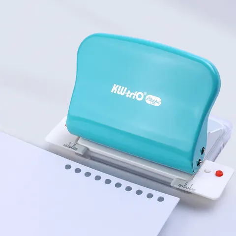 Manual Multi Hole Puncher Plastic Metal Loose Leaf Paper Punch Portable Binding Tool For Office And School Supplies