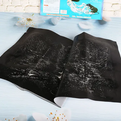 Famiglia Forte Appiccicoso Trappola Per Topi Consiglio Ratto Cattura Coperta Pest Controllo Strumento Nero Adesivo Tappetino Per Casa Magazzino
