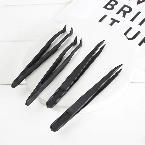 ABS Plastic Tweezers Precision Straight And Curved Tweezers For Diamond Painting DIY Craft Hand Tool Accessories