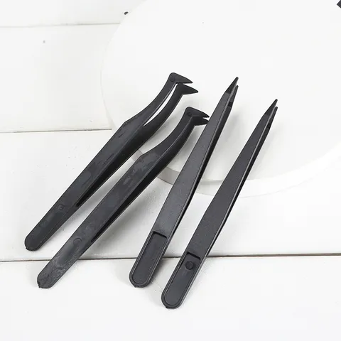 ABS Plastic Tweezers Precision Straight And Curved Tweezers For Diamond Painting DIY Craft Hand Tool Accessories