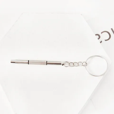 Portable Mini Precision Screwdriver Multi-Function Eyewear Watch Repair Tool Pocket Screwdriver With Keychain