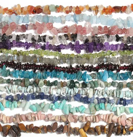 Natural Irregular Freeform Healing Crystal Stone Chips Loose Beads For DIY Jewelry Making Craft Supplies