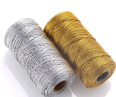 Metallic Cord Metallic String For Gift Packaging Jewelry Making Craft Cord Decorative Thread For Crafts