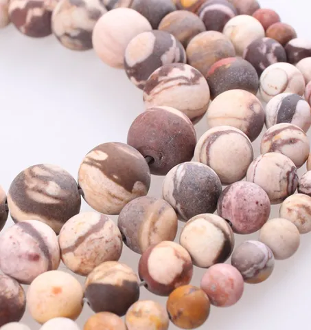 Matte Zebrasteen Synthetisch Kristal Losse Kralen Ronde Halffabrikaat Afstandsbediening Kralen Voor DIY Armband Halsketting Sieraden Maken