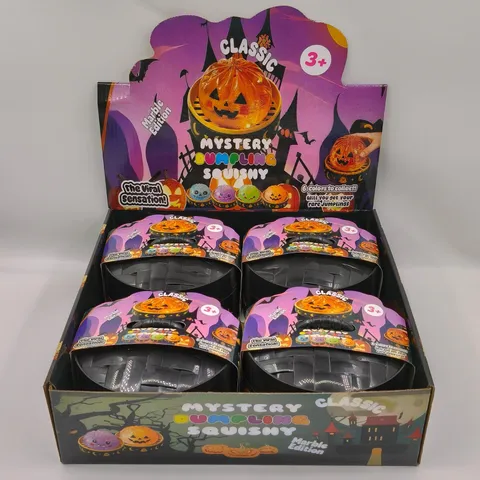 Halloween Glitter Kraalvulling Squishy Mystery Groot Stressverlichting Speelgoed Voor Kinderen Volwassenen Pompoen Geest Vampier
