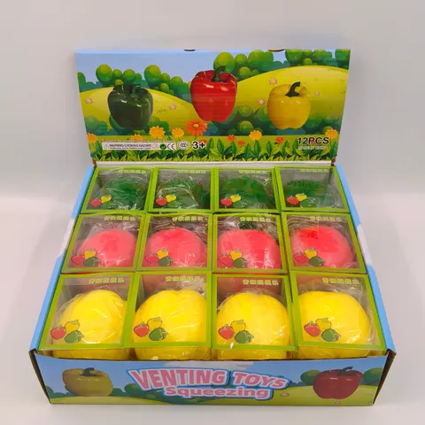 Realistisch Paprika Squishy Speelgoed Stressverlichting Gesimuleerd Groentemodel Groot Knijpspeelgoed Voor Kinderen En Volwassenen