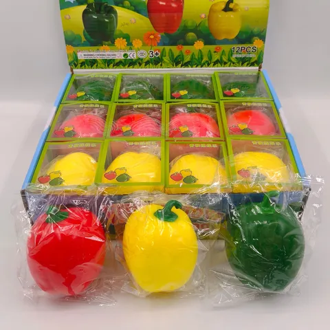 Realistisch Paprika Squishy Speelgoed Stressverlichting Gesimuleerd Groentemodel Groot Knijpspeelgoed Voor Kinderen En Volwassenen