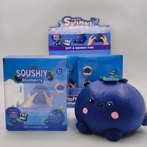 Jouet de Décompression TPR Squishy Parfumé en Forme de Fruit et de Dé pour Soulager le Stress Jouet Sensoriel Fidget Cadeau