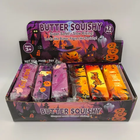 Halloween Geest Pompoen Boter Squishy Speelgoed Langzame Rebound Stressverlichting Speelgoed Zacht PU Schuim Decompressie Speelgoed Feest Decoratie