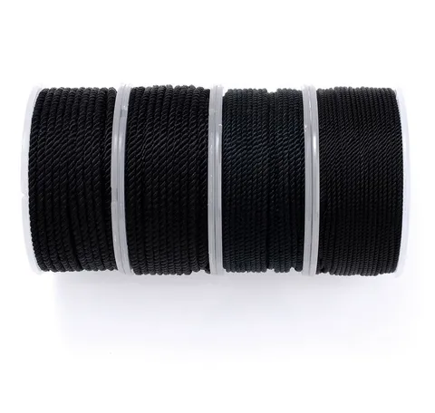 DIY Braided Nylon Cord Milan Cord For Necklace Bracelet Jewelry Making Crafting Handcrafted Accessories Multipurpose