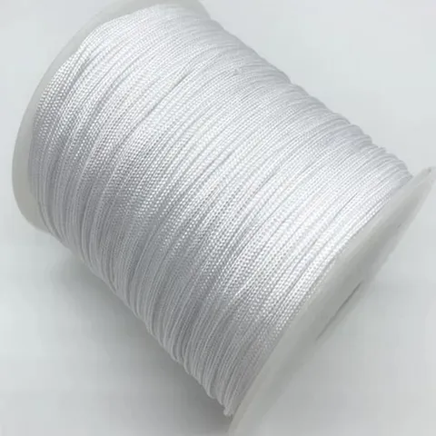 White Nylon Jade Cord Handmade Braided Beading String For DIY Bracelet Necklace Jewelry Making Craft Supplies