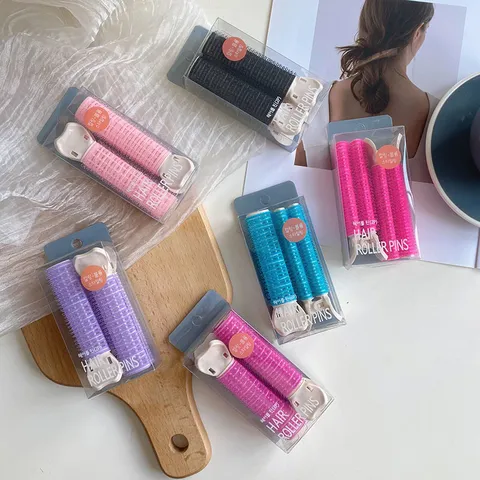 Korean Style Hair Root Volumizing Clips For Women 2 Pieces Pack Plastic Self Grip Hair Roller Pins For Bangs Fixing Hair Styling Tool