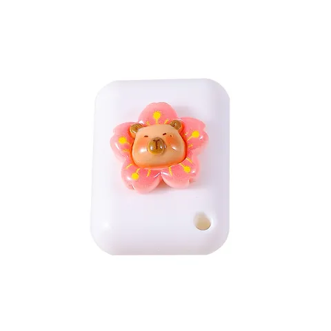 Mini Cúter Capybara Lindo Retráctil Portátil Cortador de Cartón Cortador de Papel Con Orificio Para Cordón Papelería Para Escuela Oficina