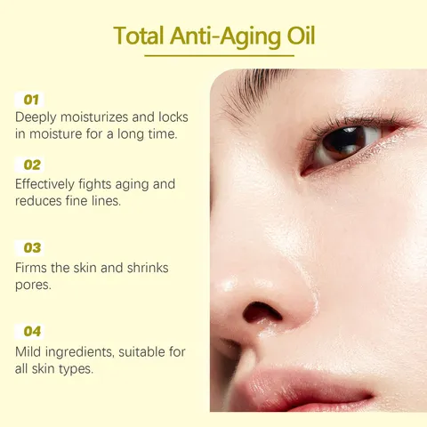 Anti Aging Body Skincare Oil Firming Moisturizing Nourishing Facial Essential Oil Natural Plant Formula Daily Body Care
