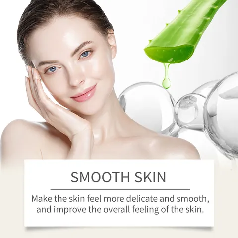 Toner Exfoliant à l'Aloe Vera Acide Aminé Gel Nettoyant Visage Hydratant Doux Nourrissant Produit de Soin