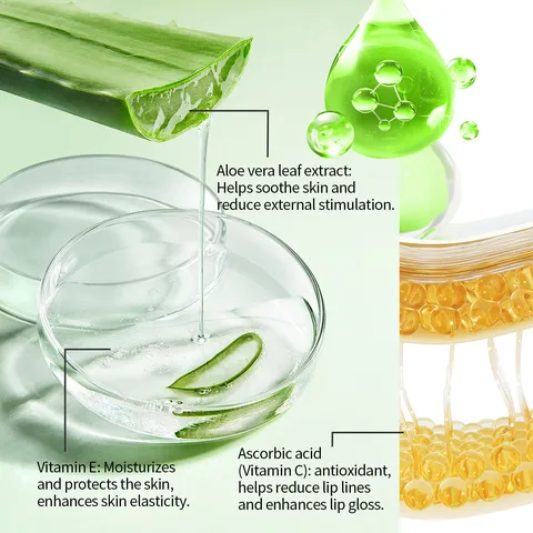 Aloe Vera Skincare Set Facial Serum Face Cream Lotion Toner Lip Balm Deep Moisturizing Nourishing Skin Care