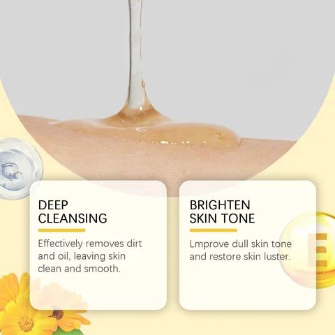 Hoygi Masque Visage Peel Off au Calendula Nettoyage en Profondeur Avec Pinceau