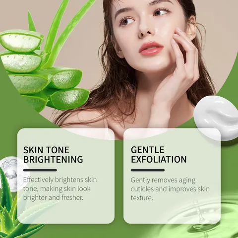 Toner Exfoliant à l'Aloe Vera Acide Aminé Gel Nettoyant Visage Hydratant Doux Nourrissant Produit de Soin