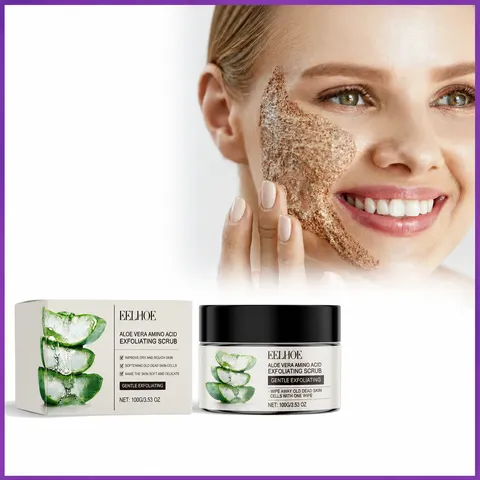 Aloe Vera Aminosäure Peeling Sanfte Tiefenreinigung Feuchtigkeitsspendend Aufhellend Gesicht und Körperpflege Hautpflege