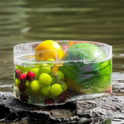 Portable Folding Water Basin Collapsible Travel Bucket Lightweight PVC Washing Basin For Outdoor Camping Hiking Home Daily Use