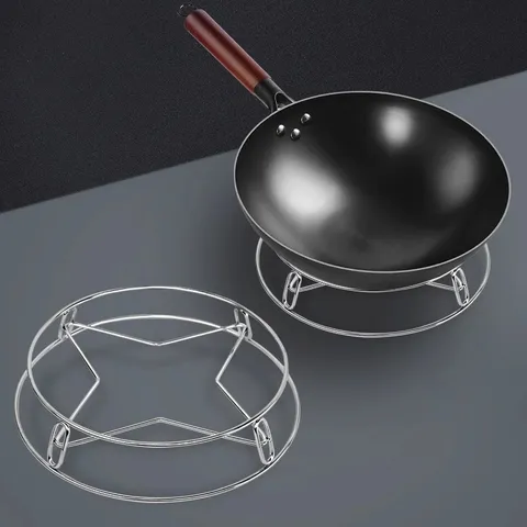 Stainless Steel Pot Rack Kitchen Trivet Heat Insulation Steamer Stand Anti-Scald Cookware Holder Minimalist Home Storage