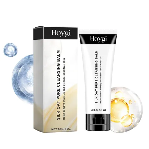 Hoygi Oat Extract Gentle Facial Cleanser Deep Pore Cleaning Moisturizing Hydrating Refreshing Oil Control Face Wash