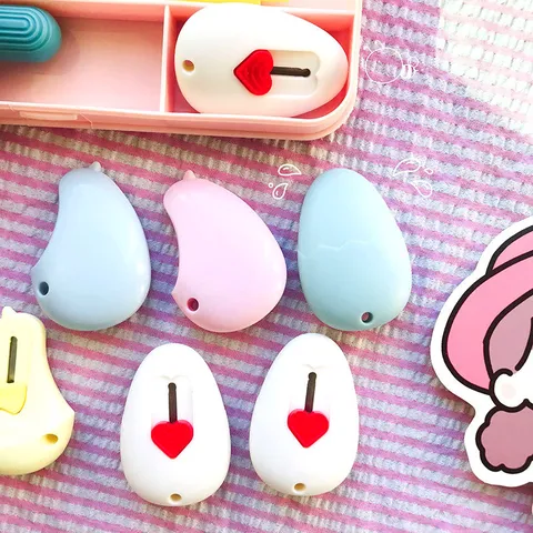Draagbaar Mini Cartoon Universalmessen Schattig Dier Stijl Dozensnijder Intrekbare Papiersnijder Student Kantoorartikelen