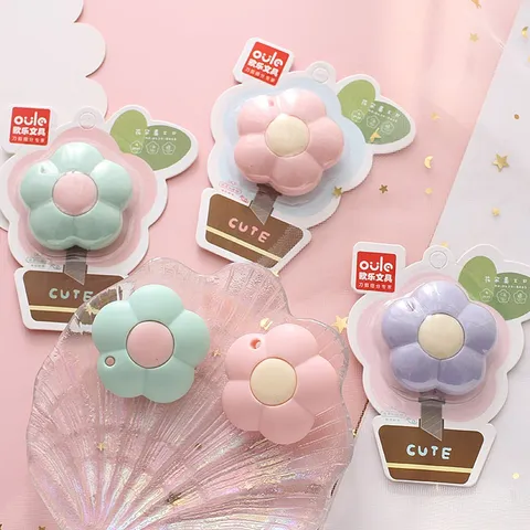 Draagbaar Schattig Mini Bloemen Hobbyknife Zakletteropener Esthetische Kantoorbenodigdheden Knutselpapier Snijder DIY