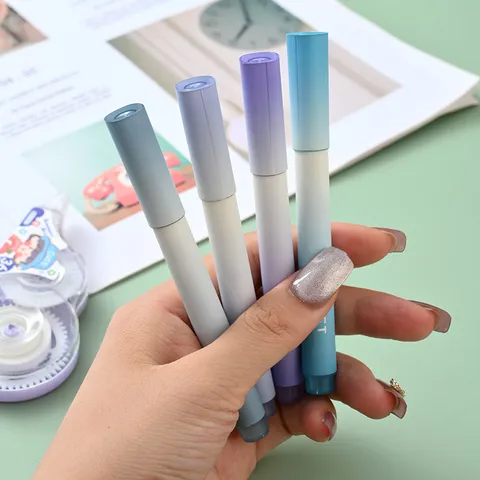 Aesthetic Morandi Color Highlighter Pens Set Chisel Tip Pastel Highlighters For Student Journaling Office Note Taking