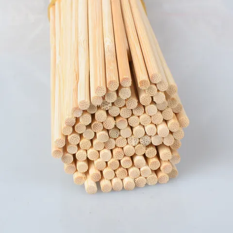 Bâtons de Bambou Naturels Pour Arrangements Floraux Tiges Florales Artisanat DIY Support Guimauve Bâtons En Bois