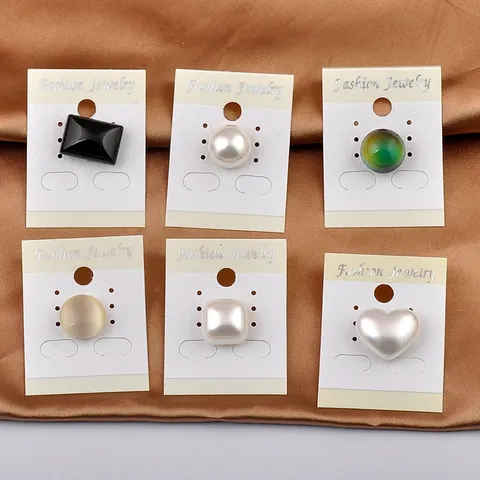 Minimalistische Künstliche Perle Magnetische Brosche Ohne Nähen Anti-Exposition Schal Clip Starke Magnet Legierung Brosche