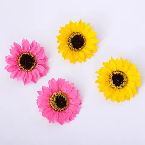 Kunstmatige Zeepbloemhoofden Simulatie Roos Zonnebloem Anjer Voor Huis Bruiloft Feest DIY Bloemen Decoratie