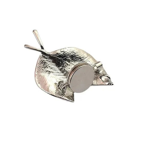 Convertisseur de Broche Magnétique Boucle Aimantée Respectueuse des Vêtements Convertisseur de Broche en Métal Accessoires Bijoux Femme Or Argent