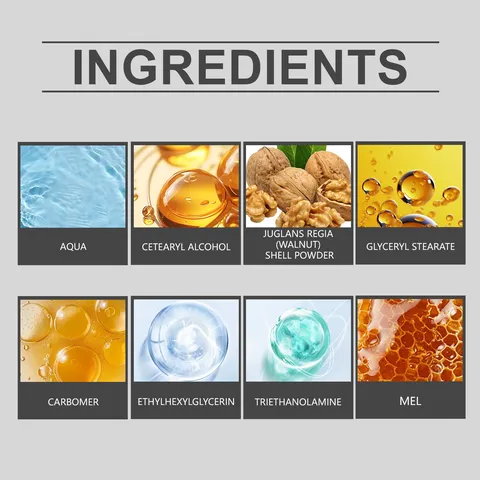 Hoygi Honey Body Scrub Gentle Exfoliating Deep Cleansing Moisturizing Mud Mask Refreshing Non Sticky Skin Care Product